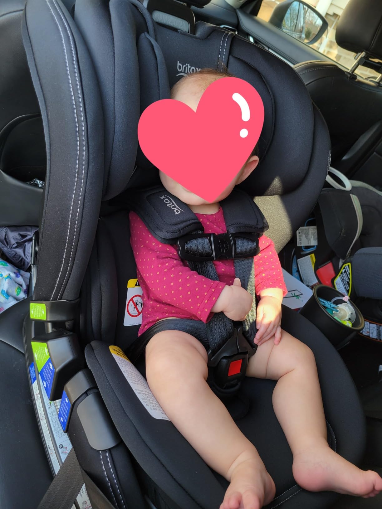 Britax Poplar S Convertible Car Seat, 2-in-1 Car Seat with Slim 17-Inch Design, ClickTight Technology, Onyx customer photo 1