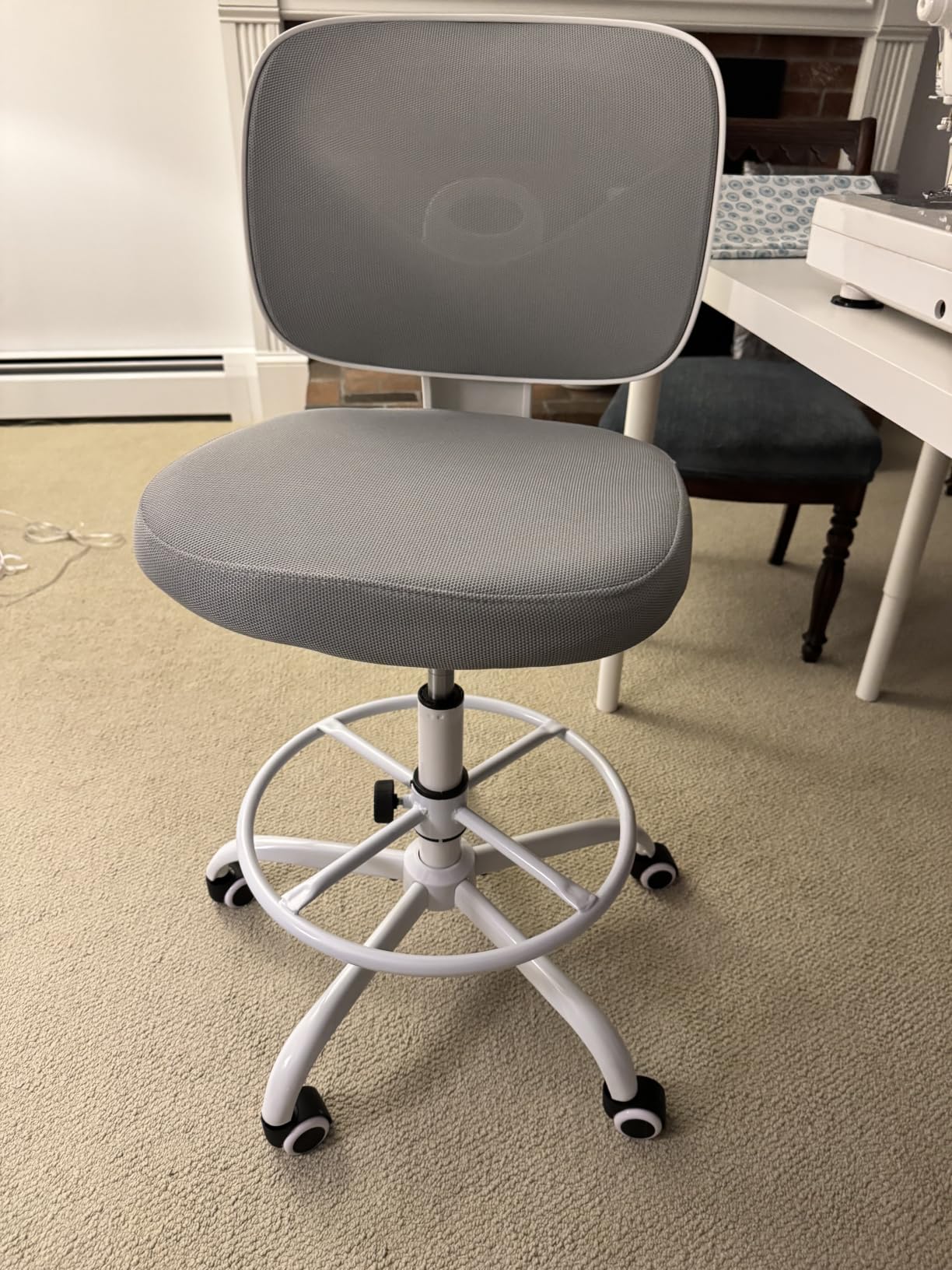 Primy Kids Desk Chair, Pink Study Chair for Boys Girls with Height Adjustable, Swivel Mesh Task Student Chairs for 4-12, Growing Teen Office Chair for Home/School/Office(Gray) customer photo 1