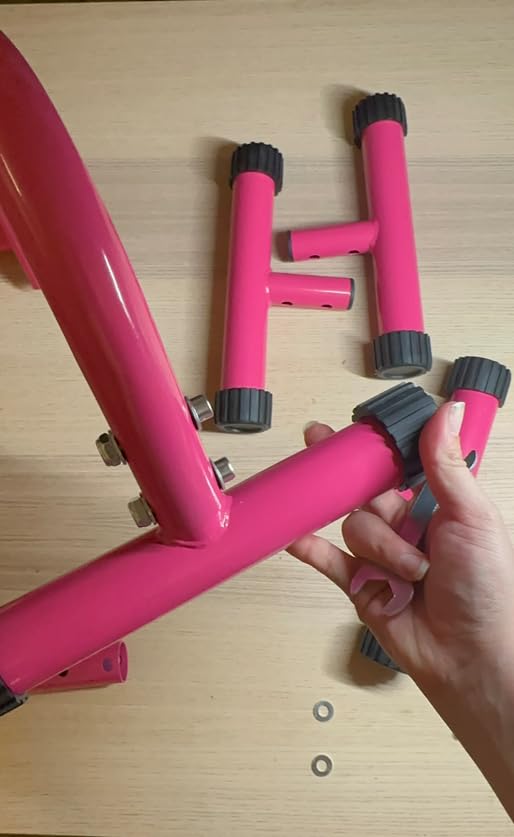 AmazeFan Parallettes Bars, Push Up Bars Strength Training For Handstands, Full Planche & Dips, Calisthenic, Gymnastic, [16.6x10x10in] Push Up Stands Handle for Floor Workouts Calisthenics Equipment customer photo 2