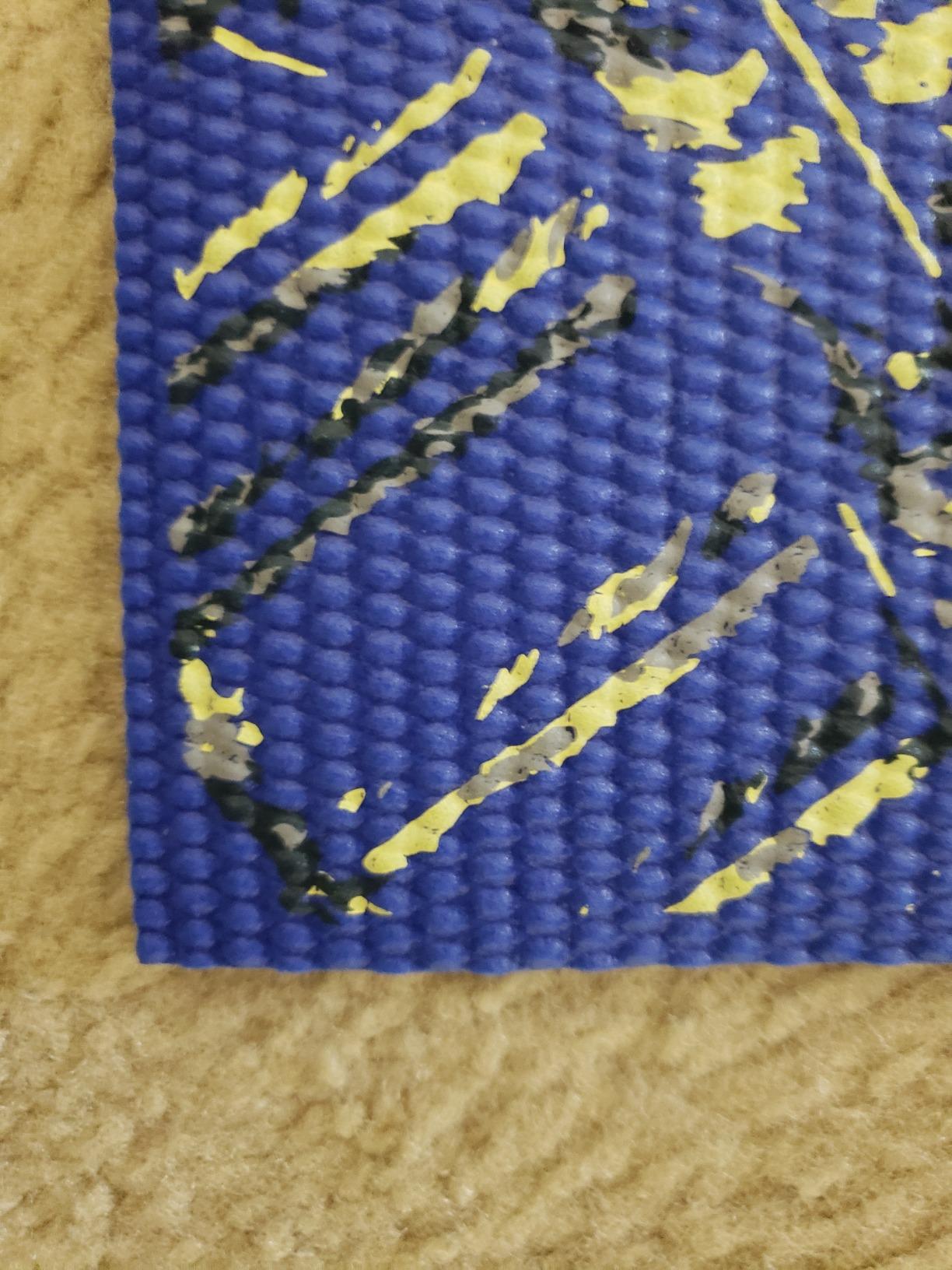 Gaiam Premium Yoga Mat, 6mm Thick Print Mat customer photo 1