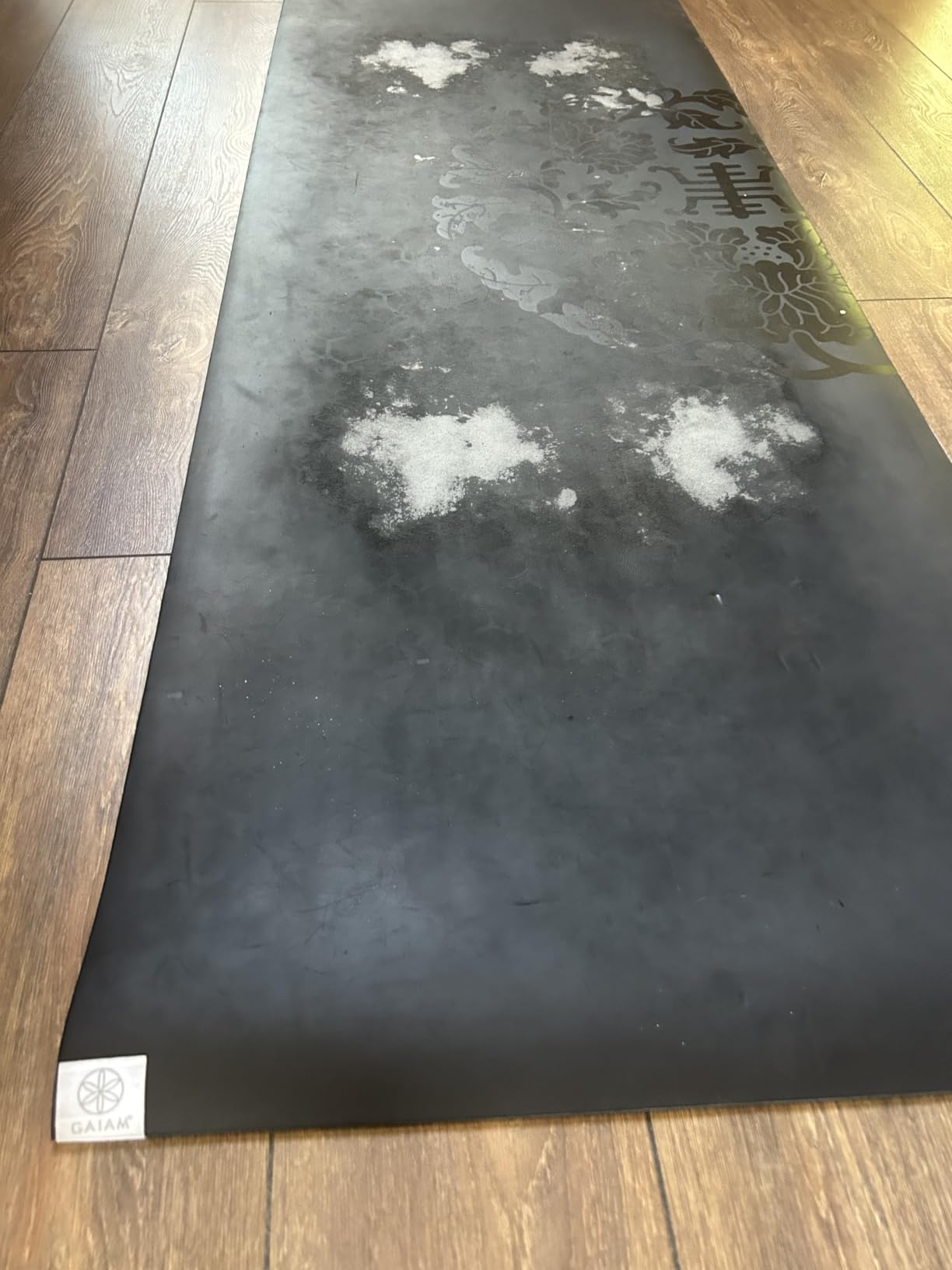 Gaiam Dry-Grip Yoga Mat, Non-Slip, Hot Yoga customer photo 2