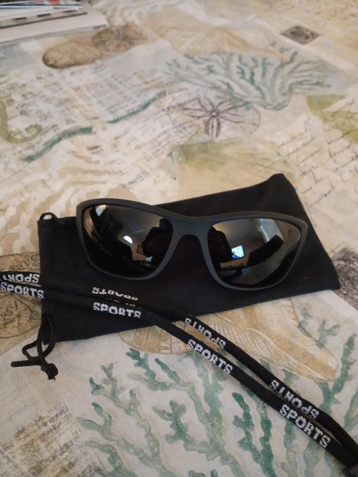 suoso Polarized Sports Sunglasses for Men: UV400 Protection Glasses Wrap Around Goggles for Driving Fishing customer photo 2