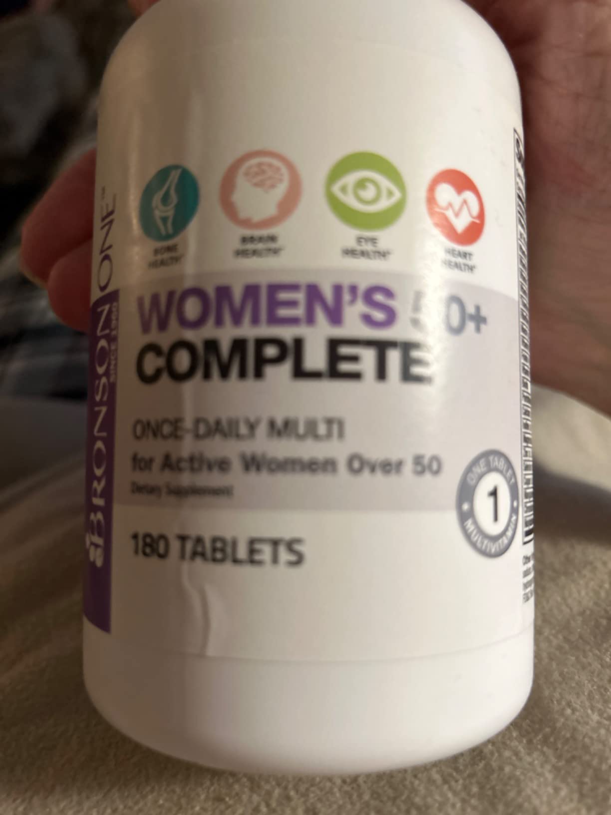 Bronson ONE Daily Women 50+ Complete Multivitamin Multimineral, 90 Tablets customer photo 2