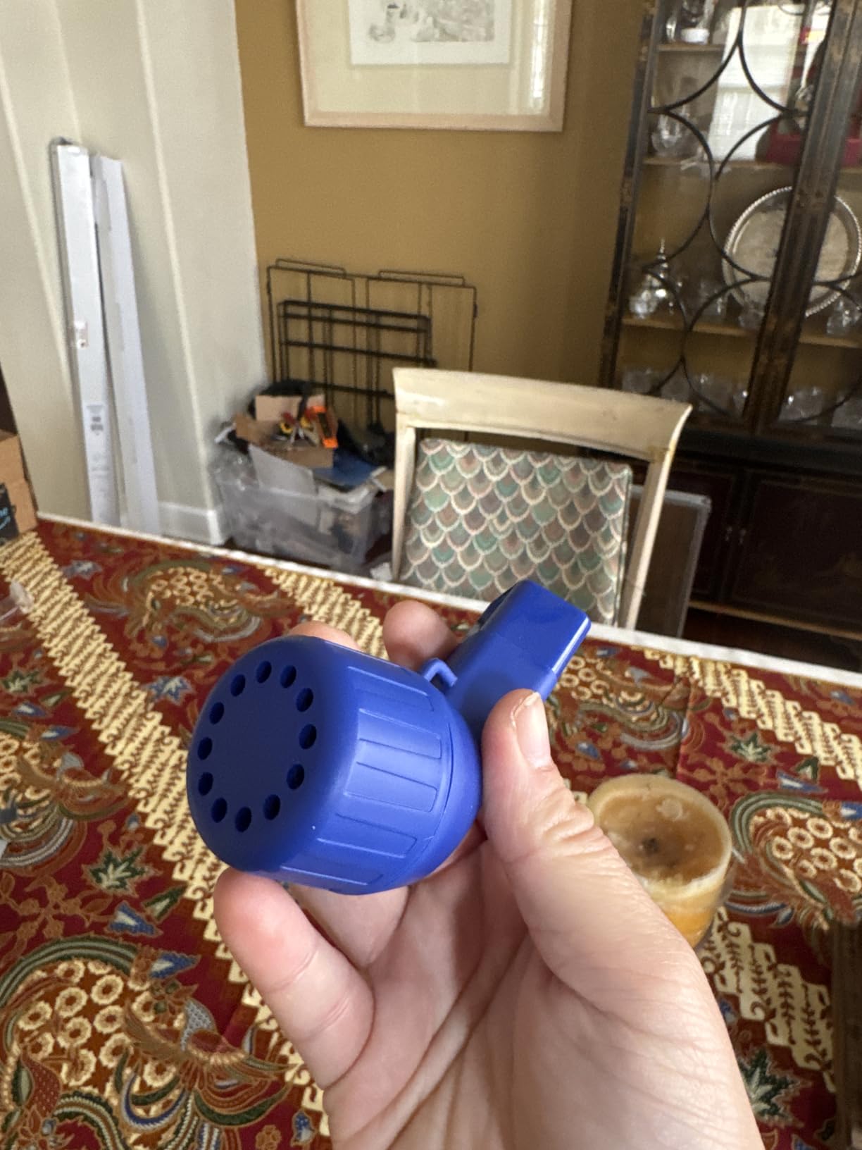 Flutter Valve Device for Lungs, Breathing Exercise Devicefor Lungs, Adjustable Resistance for Natural Mucus Removal, Portable Lung Exerciser Device | Breathing Trainer customer photo 1