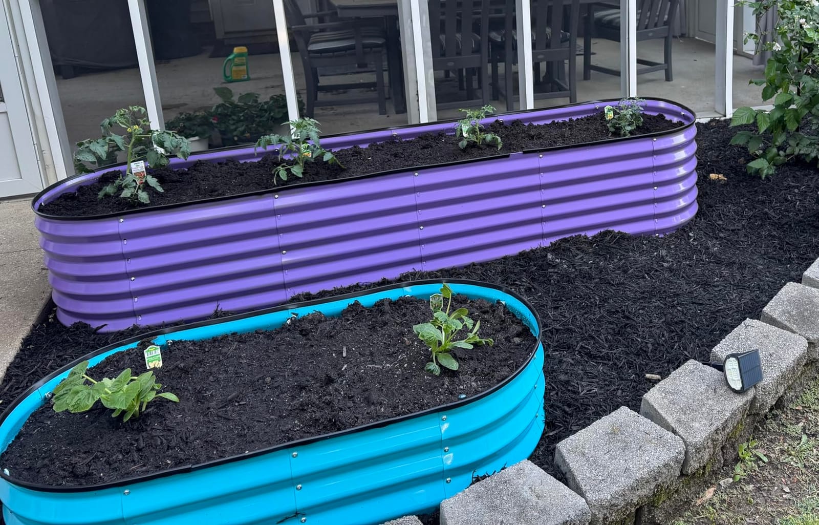 9-in-1 Galvanized Steel Raised Garden Bed // 8×2×1.5 ft Modular Planter for Gardening, Vegetables, Flowers // 18