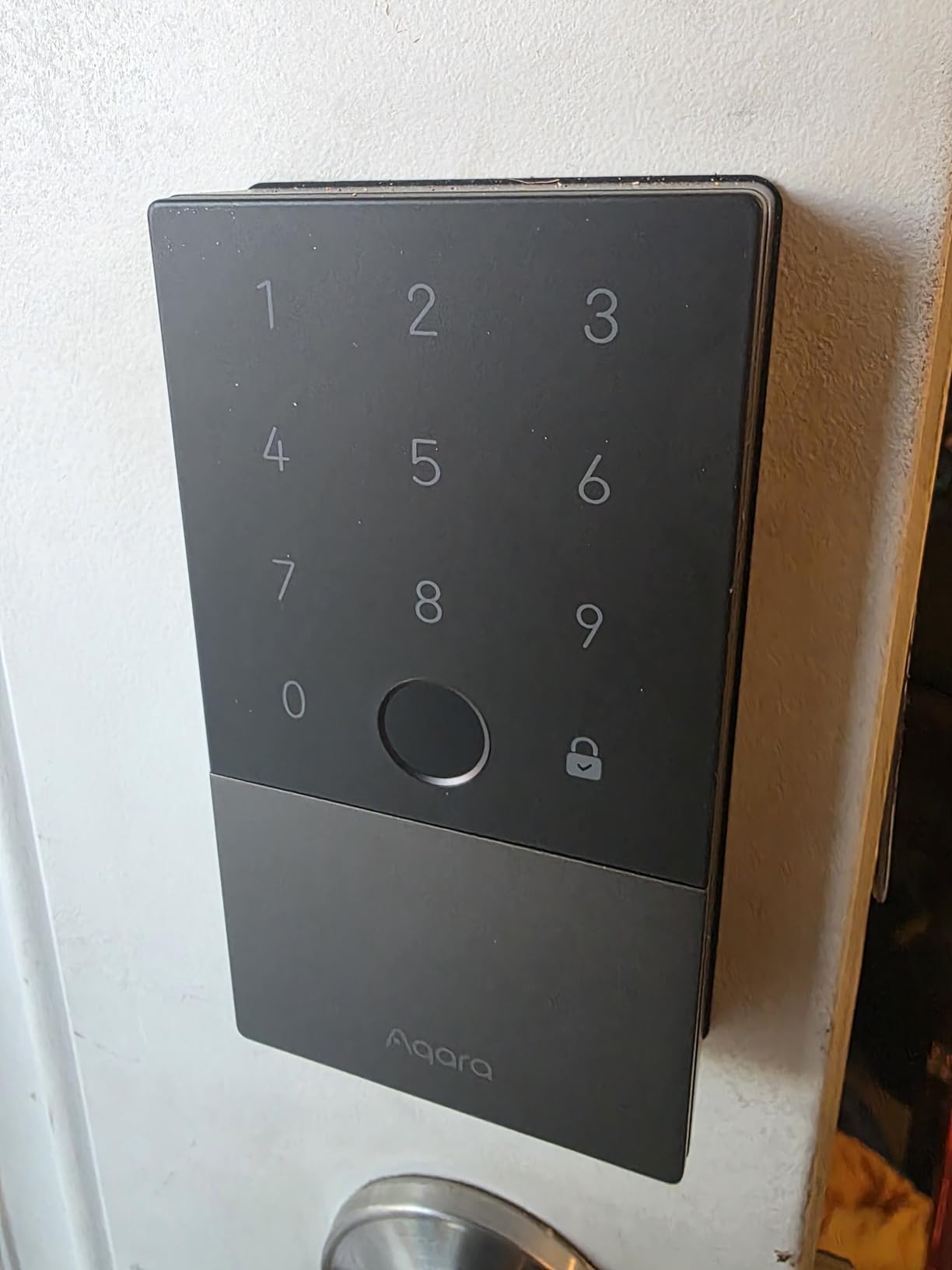 Aqara Smart Lock U100, Apple Home Key, Fingerprint Deadbolt, Gray customer photo 1