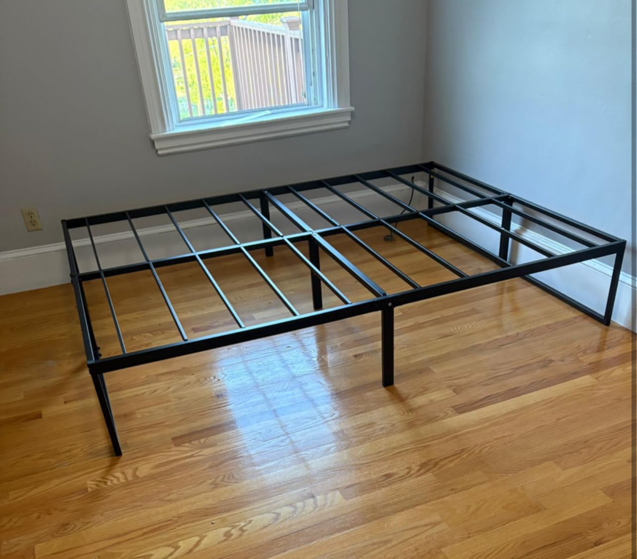 Lutown-Teen 14 Inch Queen Bed Frame with Heavy Duty Steel Slat Support customer photo 1