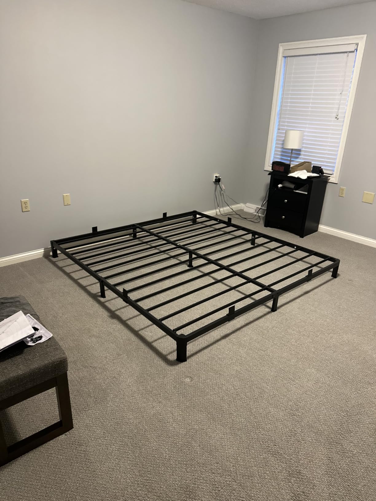ROIL 14 Inch Queen Bed Frame with Rounded Corner & 4 Mattress Baffles customer photo 2