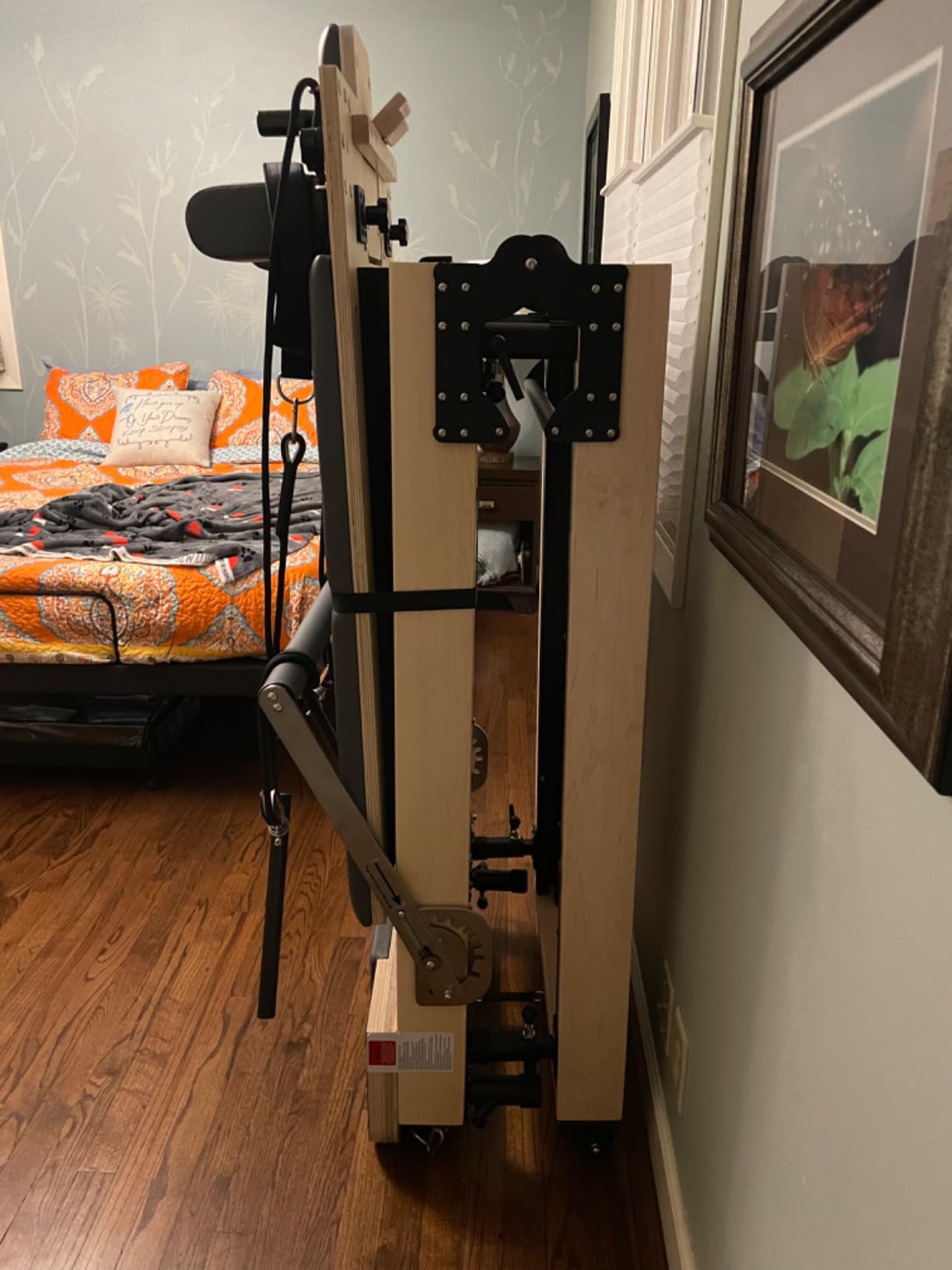Foldable Pilates Reformer & Equipment - Pilates Reformer Workout Machine for Home Gym with Reformer Accessories, Reformer Box, Padded Jump Board - Up to 300 lbs Weight Capacity customer photo 1