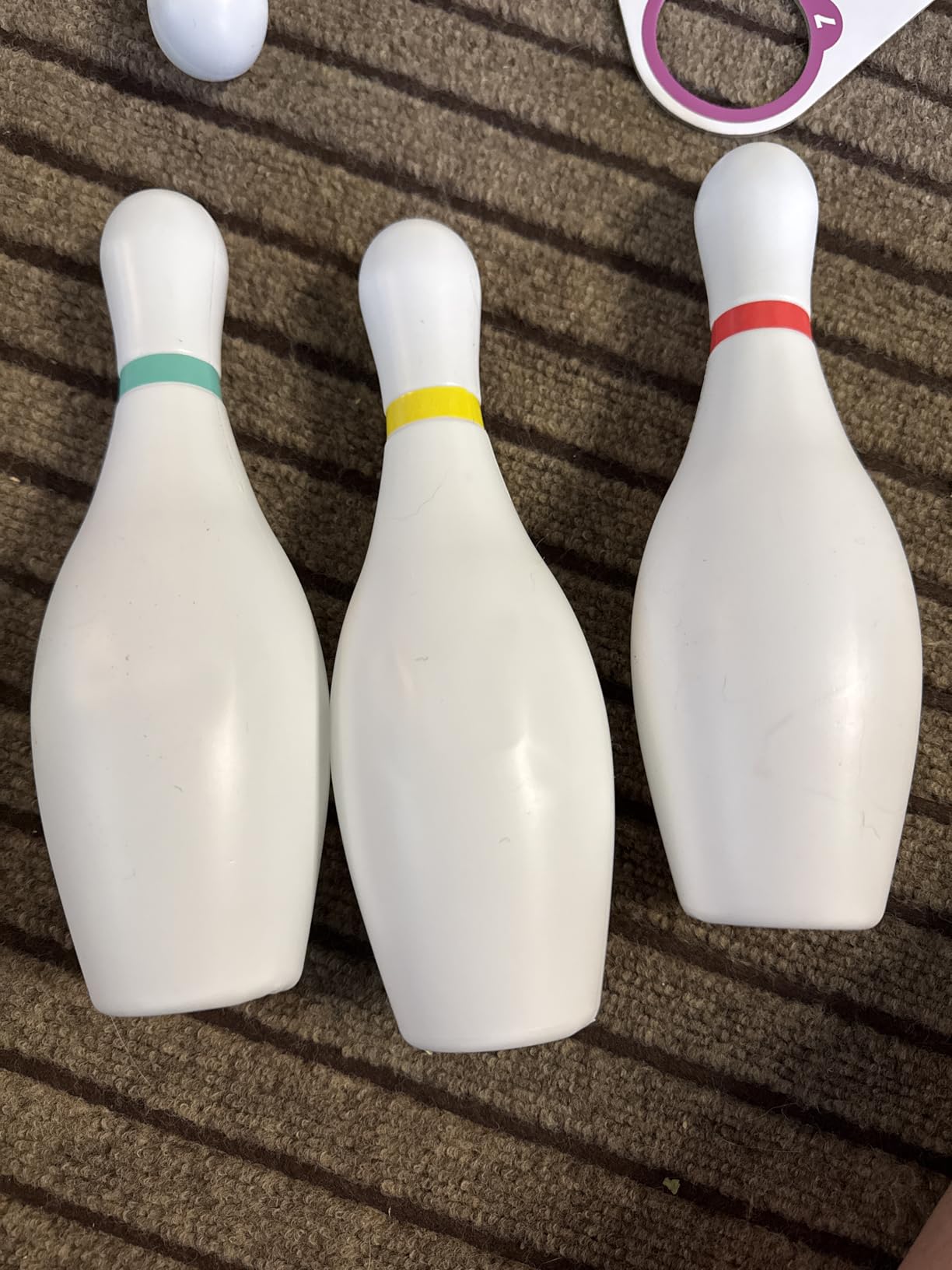 Chuckle & Roar 10-Pin Kids Bowling Set with Pin Pal – Indoor Active Game for Family Game Night, Easy Setup & Cleanup, Color & Number Learning Toy, Ages 3+ customer photo 2