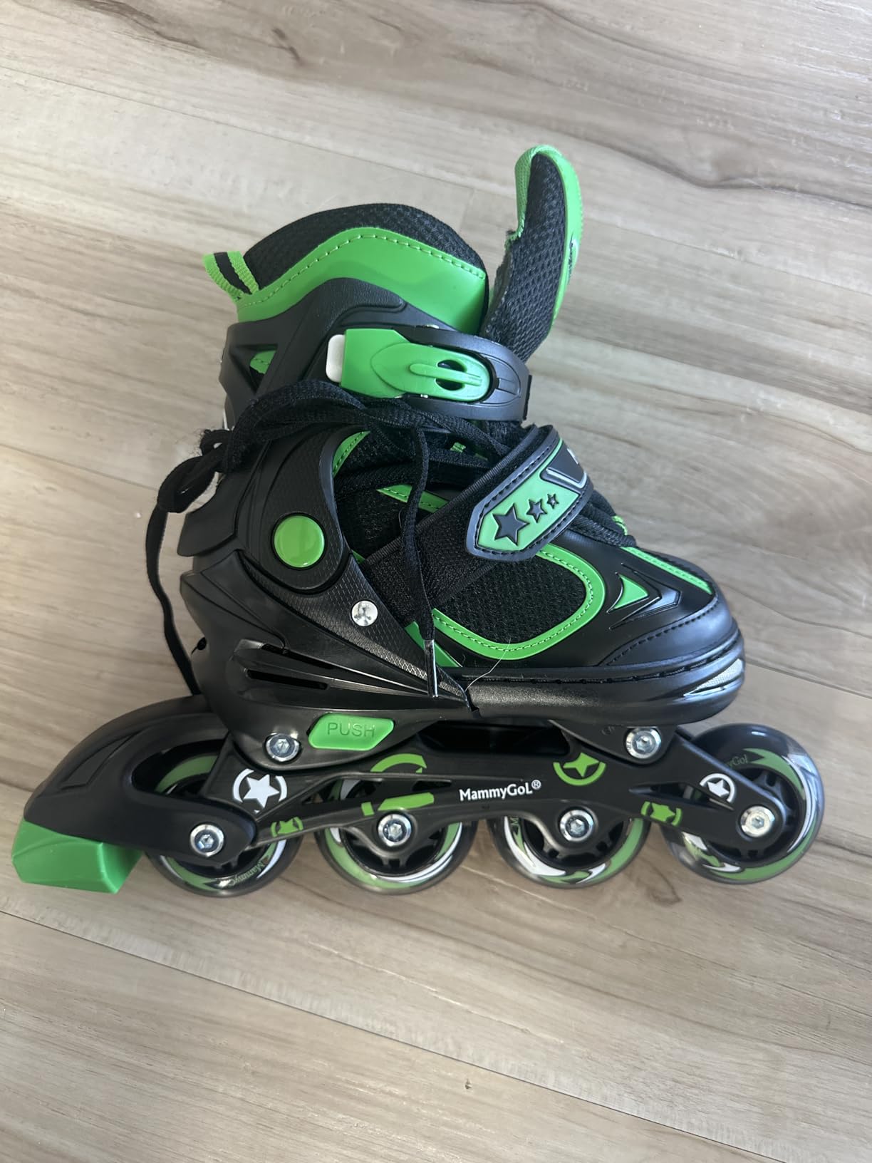 MammyGol Adjustable Inline Skates for Kids Boys Girls Youth Blades Roller Skates with Light up Wheels Ages 4-16 customer photo 1