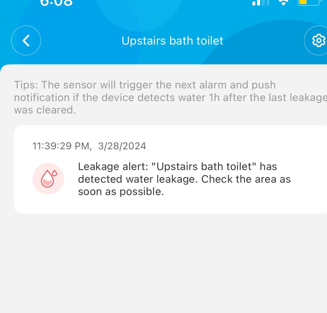 GoveeLife Smart Water Leak Detector 2 with 1968ft Ultra-Long Range, 6 Pack customer photo 1