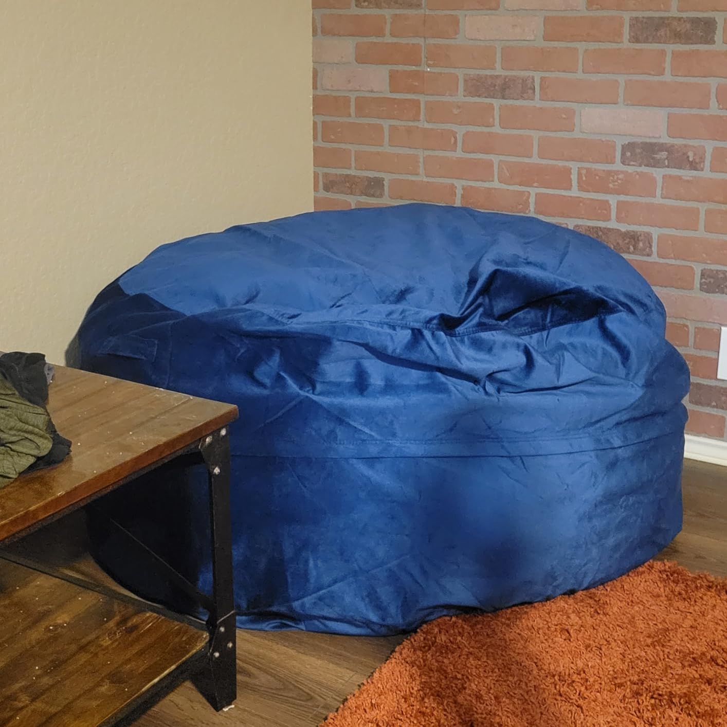 Homguava 6FT Bean Bag Chairs for Adults,Giant Adult Bean Bag Chair,BeanBag customer photo 2