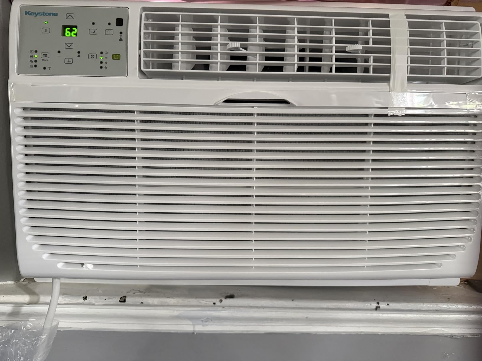 Keystone 8,000 BTU Wall Mounted Air Conditioner with Supplemental Heat and Dehumidifier Function, 115V, Wall AC for Small-Medium Sized Rooms up to 350 Sq.Ft. with Remote, Quiet, High Efficiency AC customer photo 2