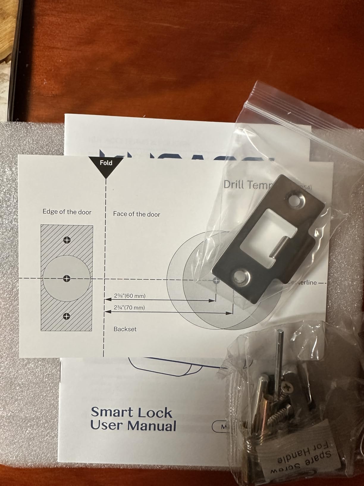 Keypad Smart Door Lock with Handle: Kucacci Keyless Entry Fingerprint Lock - Digital Code Handle with Keypad - Electronic Smart Knob for Front Door - Deadbolt Alternative with App - Easy Installation customer photo 2
