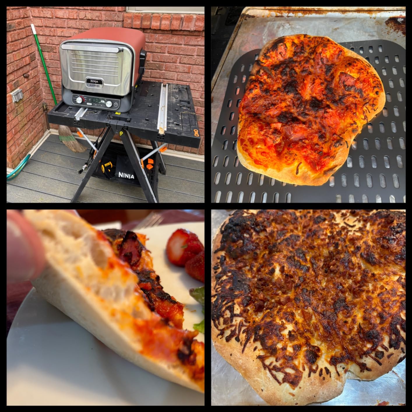 Ninja Woodfire Oven & Smoker, 8-in-1, Heats to 700°F, Terracotta Red, OO101 customer photo 2