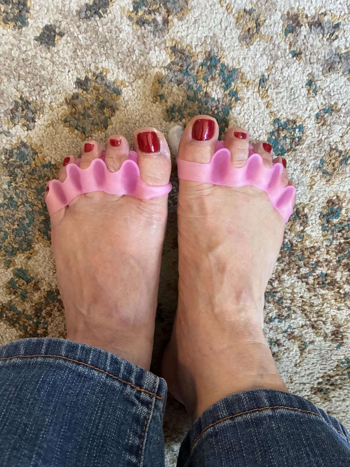 Mind Bodhi Toe Separators/Toe Spacers - Men & Women - Regular Size - Black customer photo 2