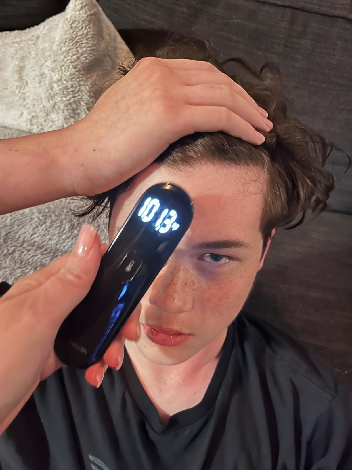 iHealth No-Touch Forehead Thermometer for Adults, Babies, Kids PT3 Black customer photo 1