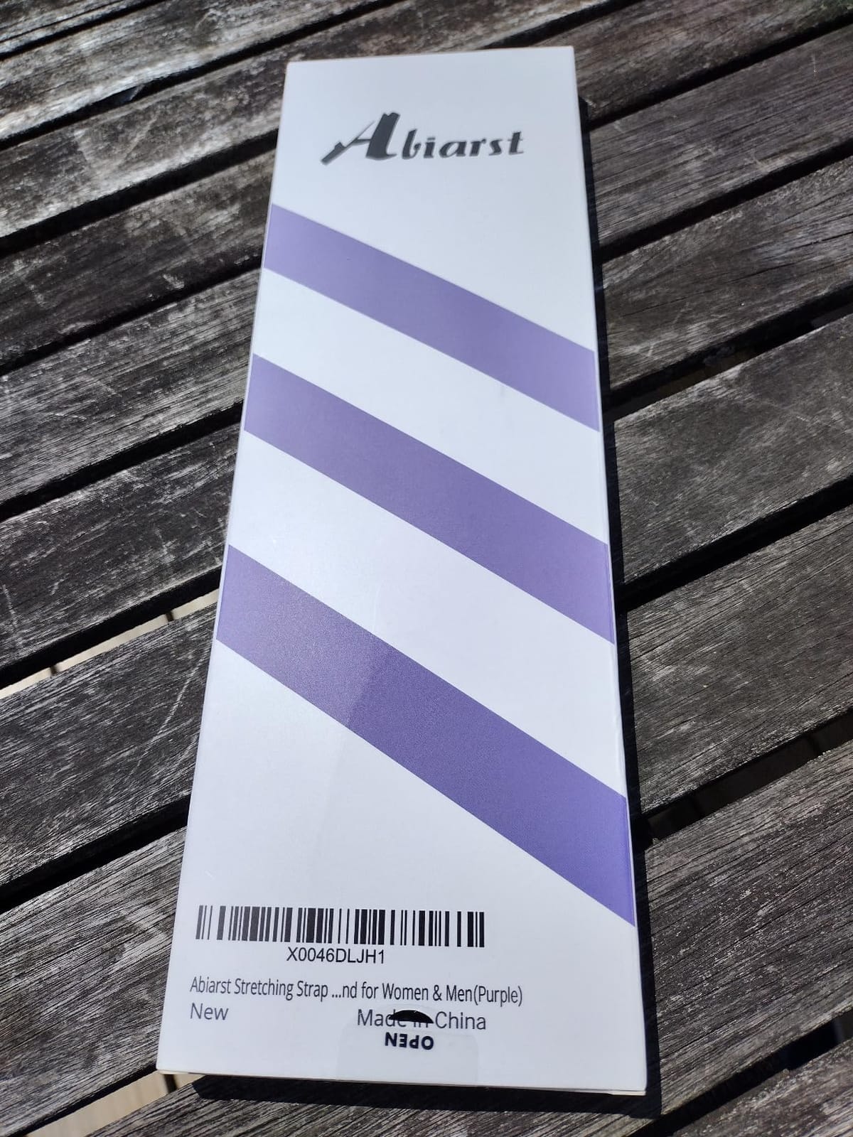 Abiarst Stretching Strap Yoga Straps for Physical Therapy, 10 Loops Non-Elastic Stretch Band for Pilates, Flexibility, Exercise and Gymnastics customer photo 1