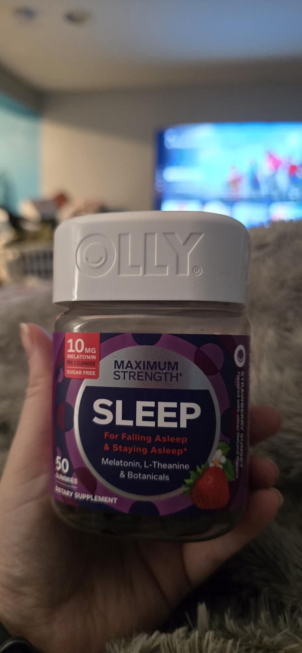 OLLY Maximum Strength Sleep Support Supplement, 10 mg Melatonin - 70 Count customer photo 2