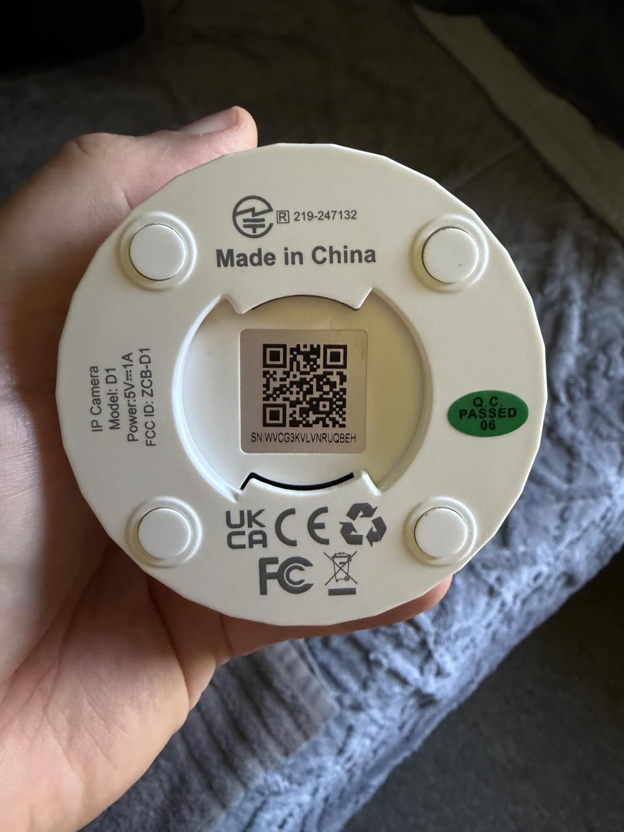 Cinnado 2K Security Camera Indoor for Pet/Dog/Baby with Phone App, D1 1Pack customer photo 2