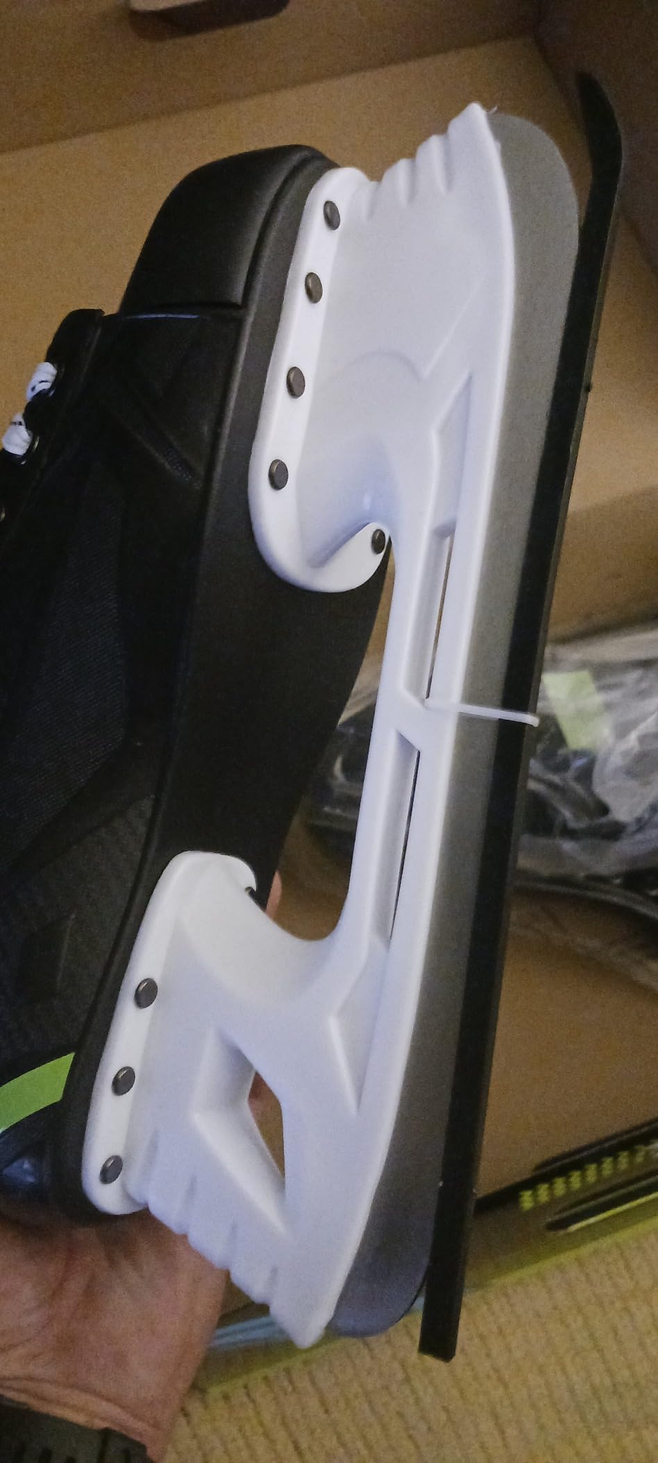 TronX Stryker 3.0 Senior Adult Men Women Junior Kids Ice Hockey Skates, New Model customer photo 2