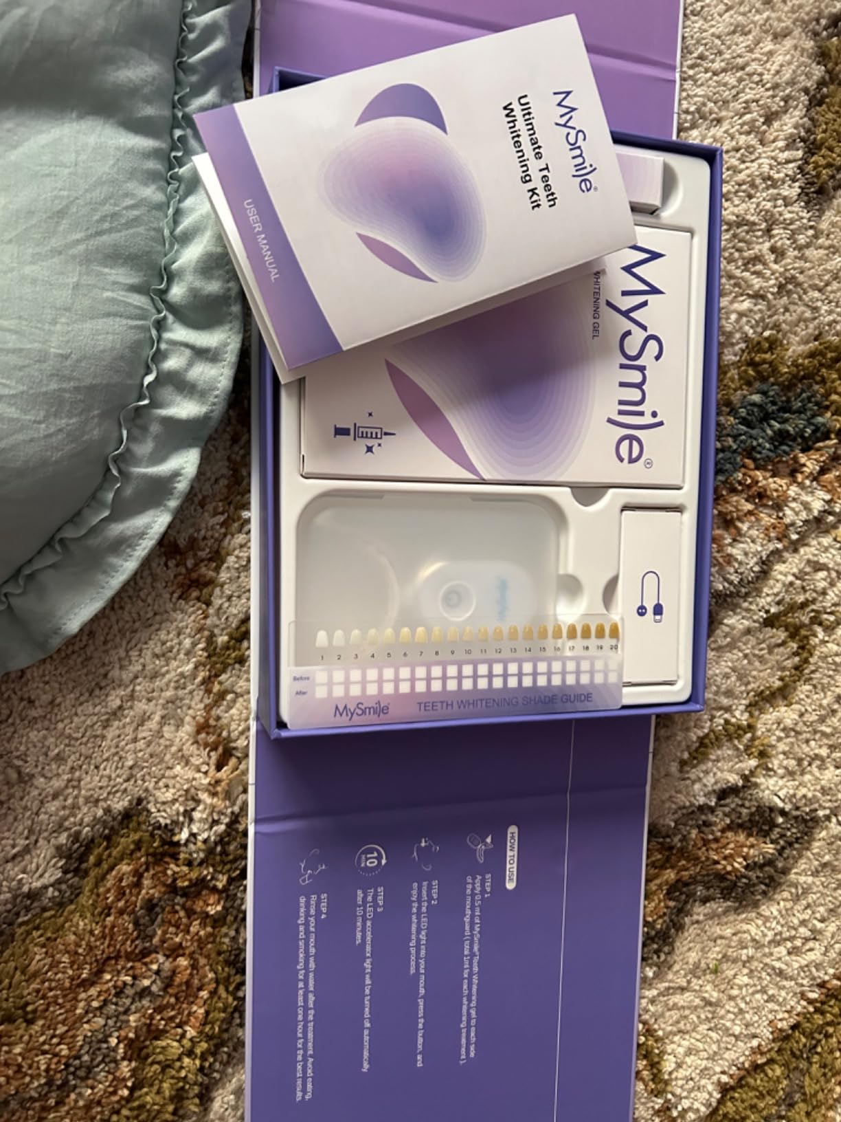 MySmile Teeth Whitening Kit for Sensitive Teeth, 30+ Treatments Whitener customer photo 1