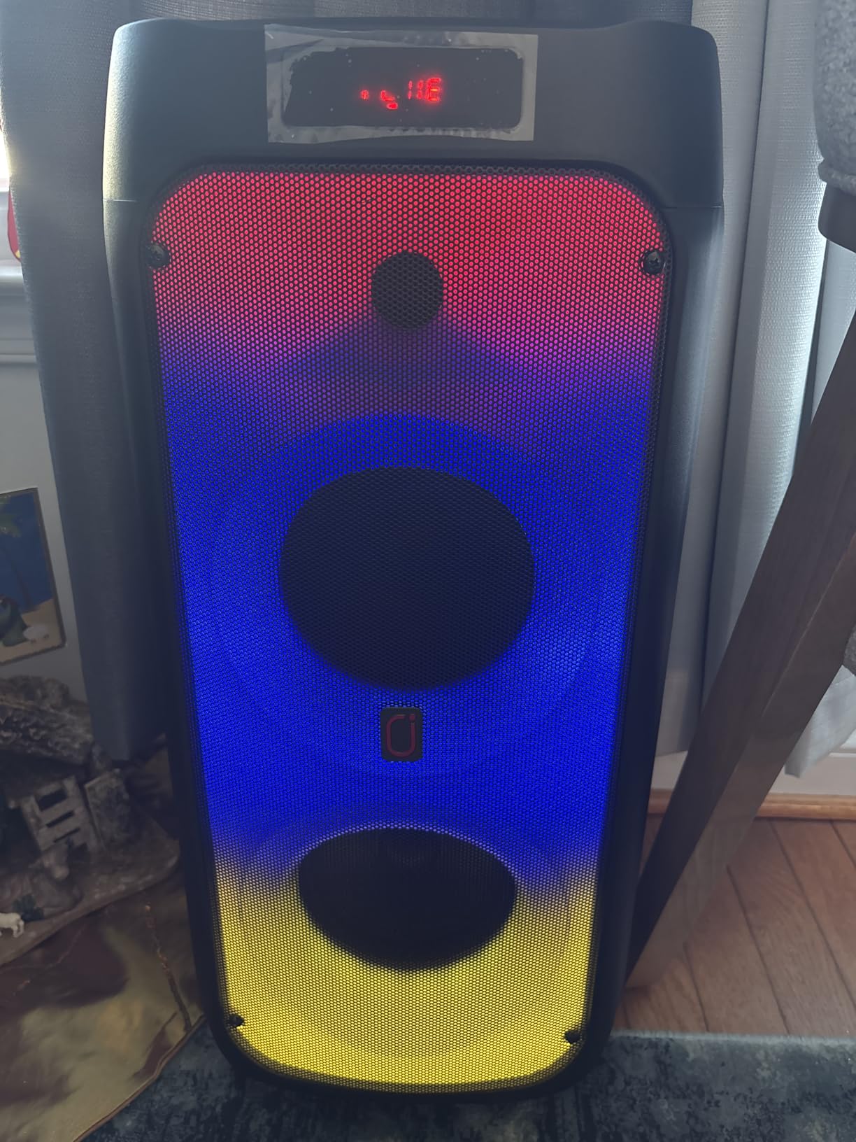 24”Karaoke Machine For Adults, 600W Peak,Dual 8