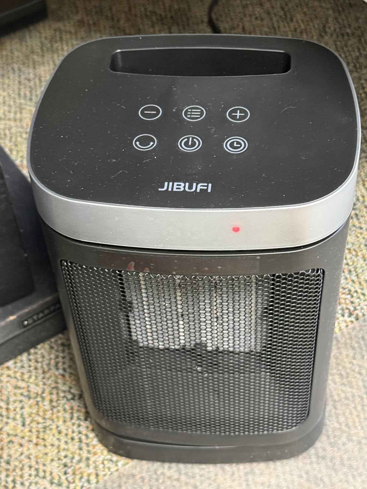 JIBUFI Portable Space Heater for Indoor Use with 70° Oscillation and Remote customer photo 2