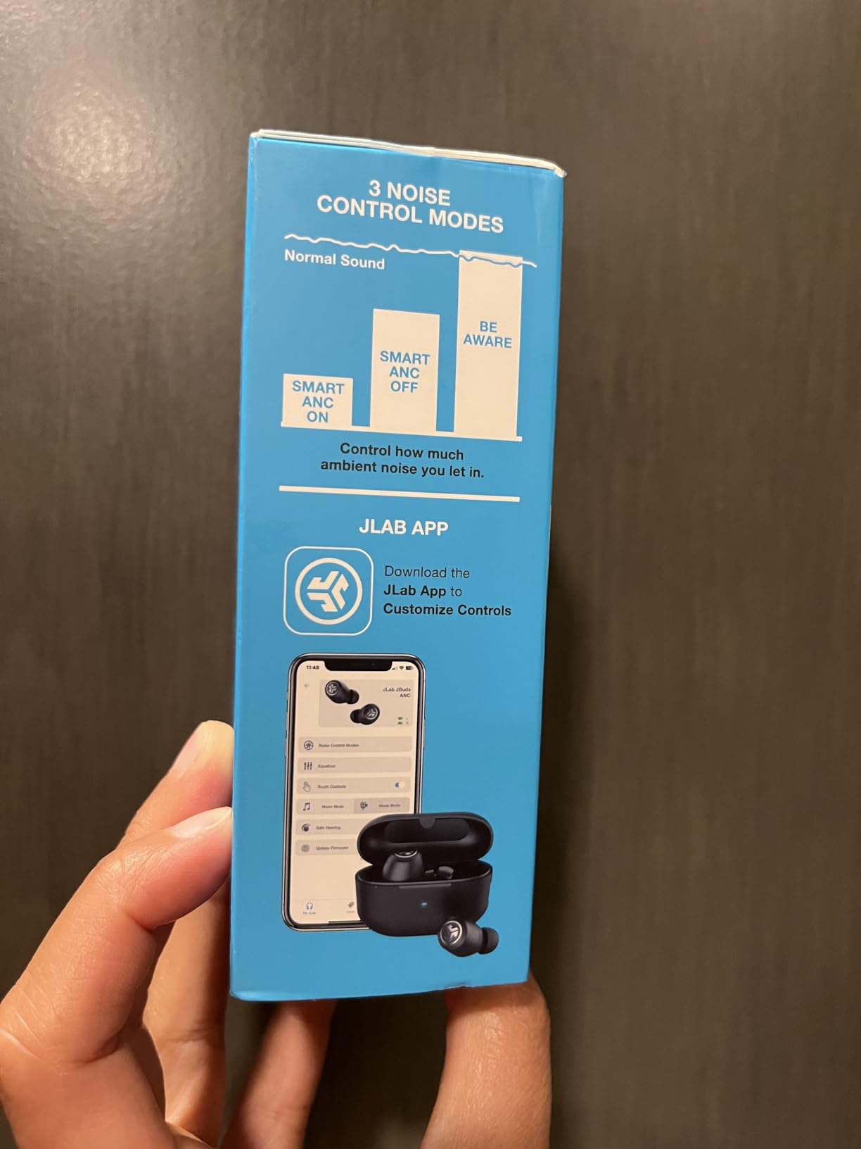 JLab JBuds ANC 3, True Wireless Earbuds, Active Noise Cancelling, Multipoint Connect, Google Fast Pair, Black customer photo 1