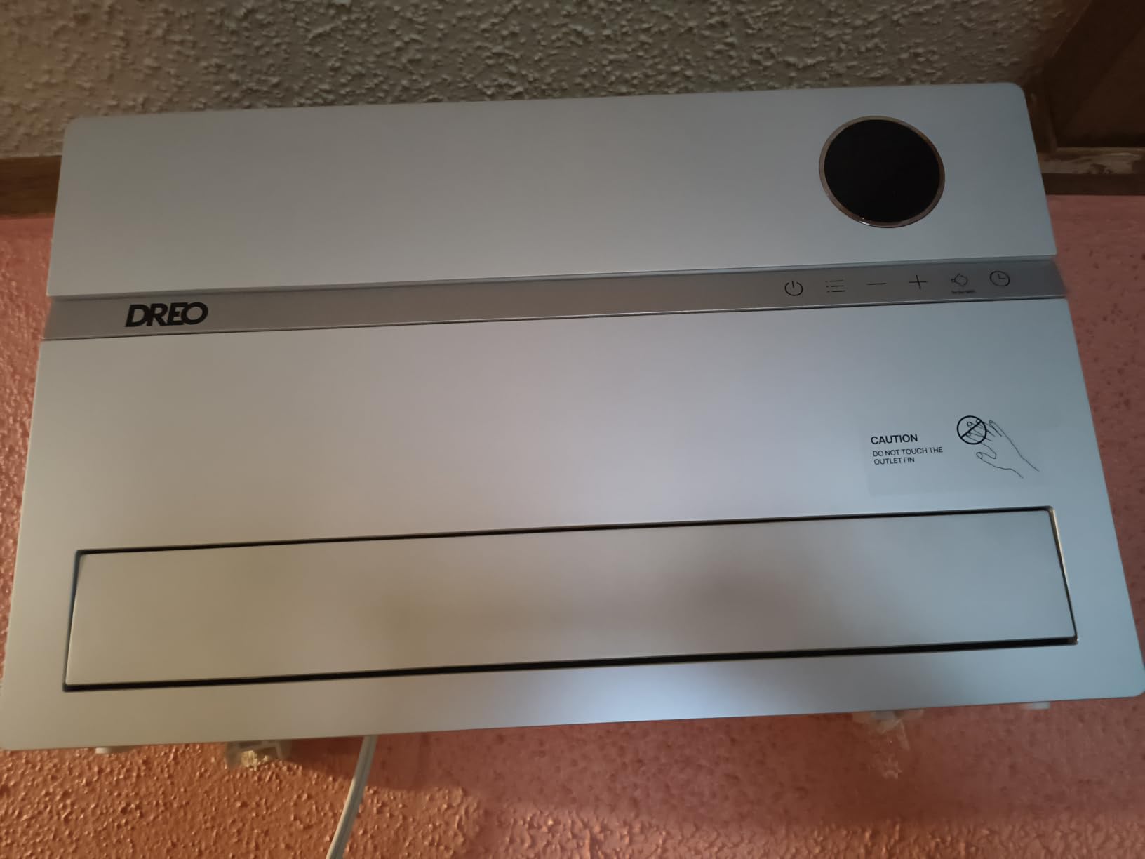 DREO Smart Wall Heater, 1500W Space Heater for Bedroom, White, ALCI Plug customer photo 2