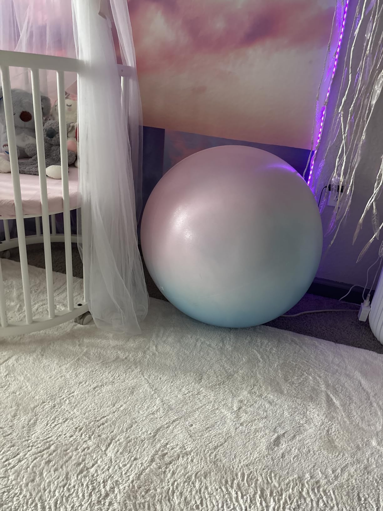 APEXUP Yoga Ball, 660 lbs Anti-Burst Exercise Ball with Pump, 5 Sizes customer photo 1