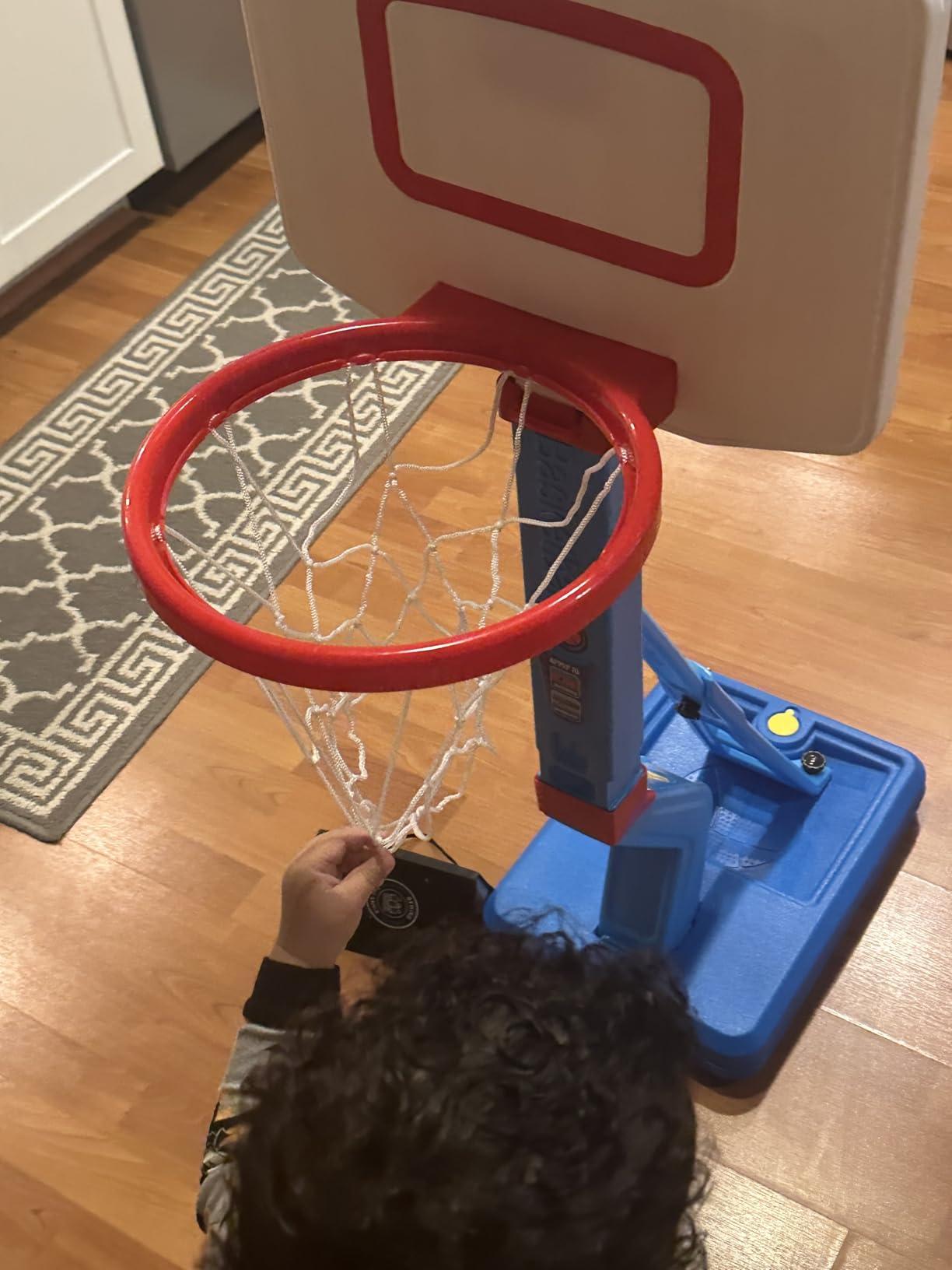 Toddler Basketball Hoop- Mini Kids Basketball Hoops Toy for Indoor Outdoor customer photo 1