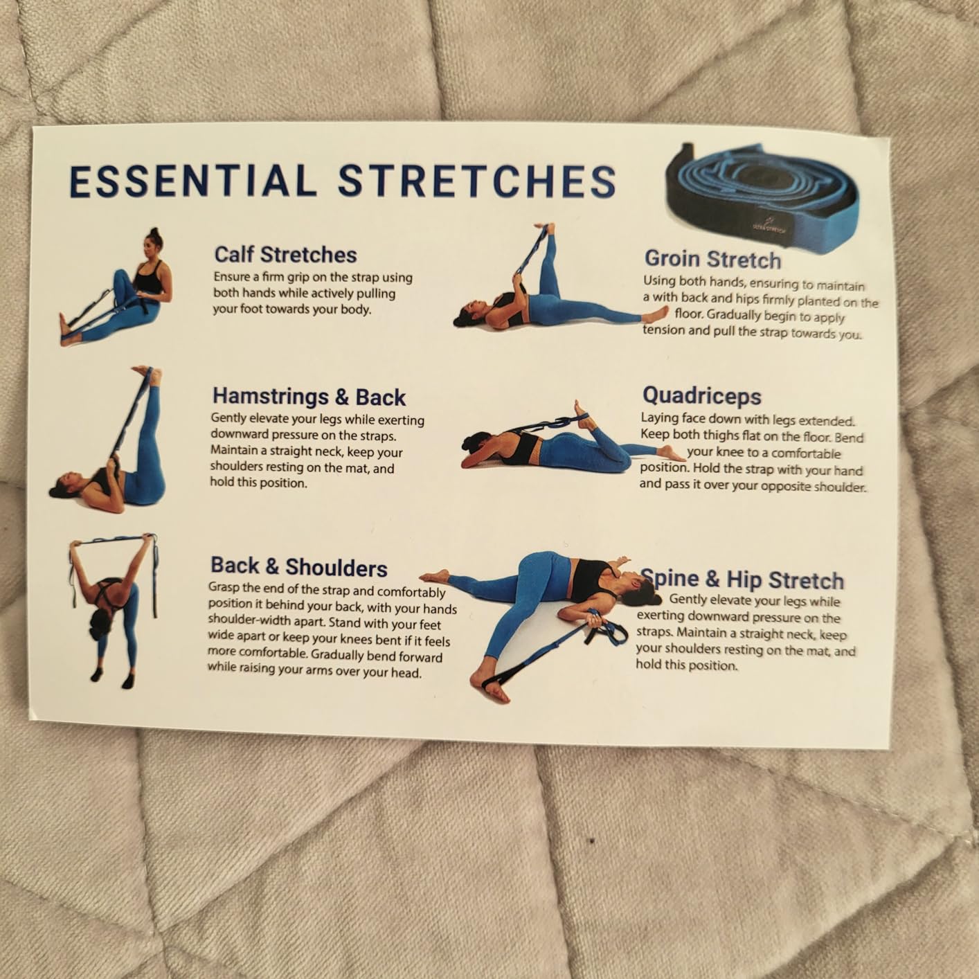 KneeSled™ Ultra Stretch Strap Best Choice for Physical Therapy U.S.A. customer photo 1