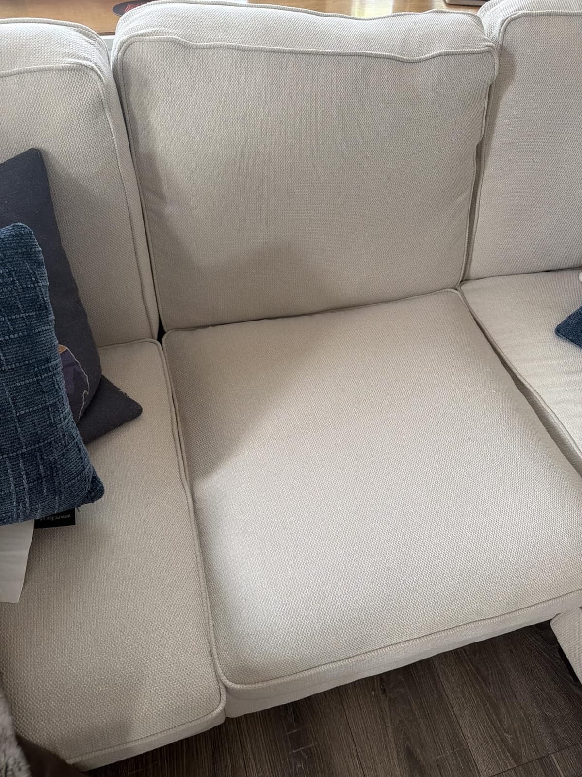 HONBAY Sectional Sofa with Storage Seat U Shaped Couch with Reversible Chaise Convertible Sectional Couches for Living Room,Dark Grey customer photo 1