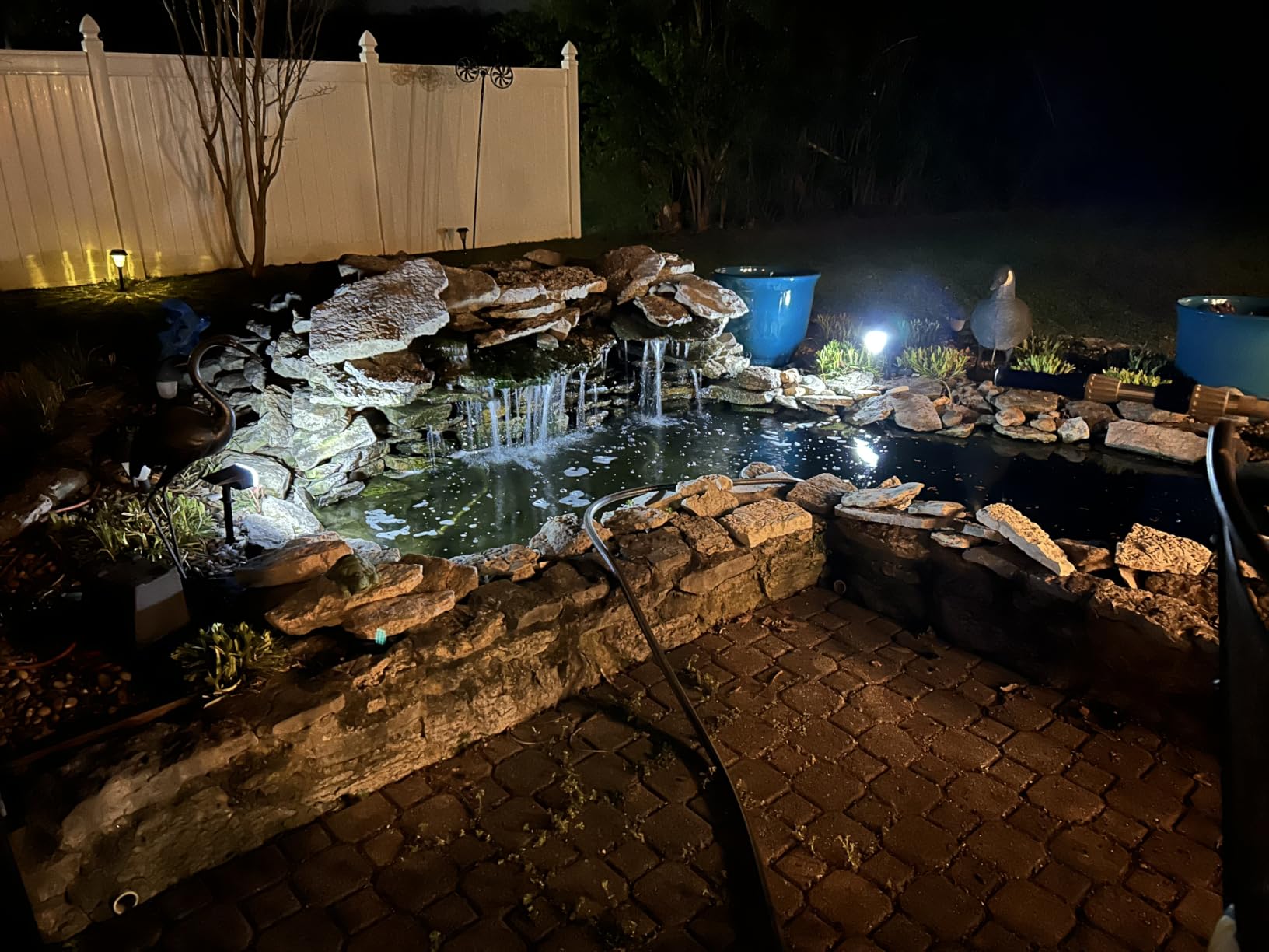 AUDERWIN Solar Spot Lights Outdoor Waterproof, 4 Packs, Cool White customer photo 1