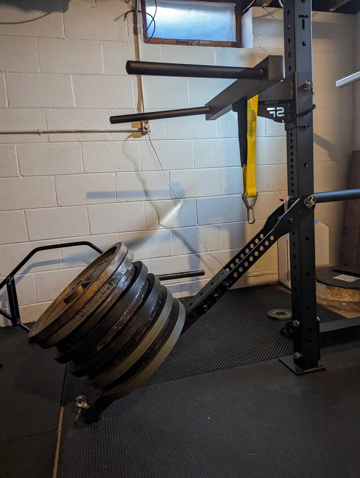 Fringe Sport Mammoth Belt Squat Attachment (Complimentary Belt Included) - Durable Universal Weight Belt Squat Attachment for Rack with Adjustable Length, Ultimate Lower Body Strength Builder customer photo 2