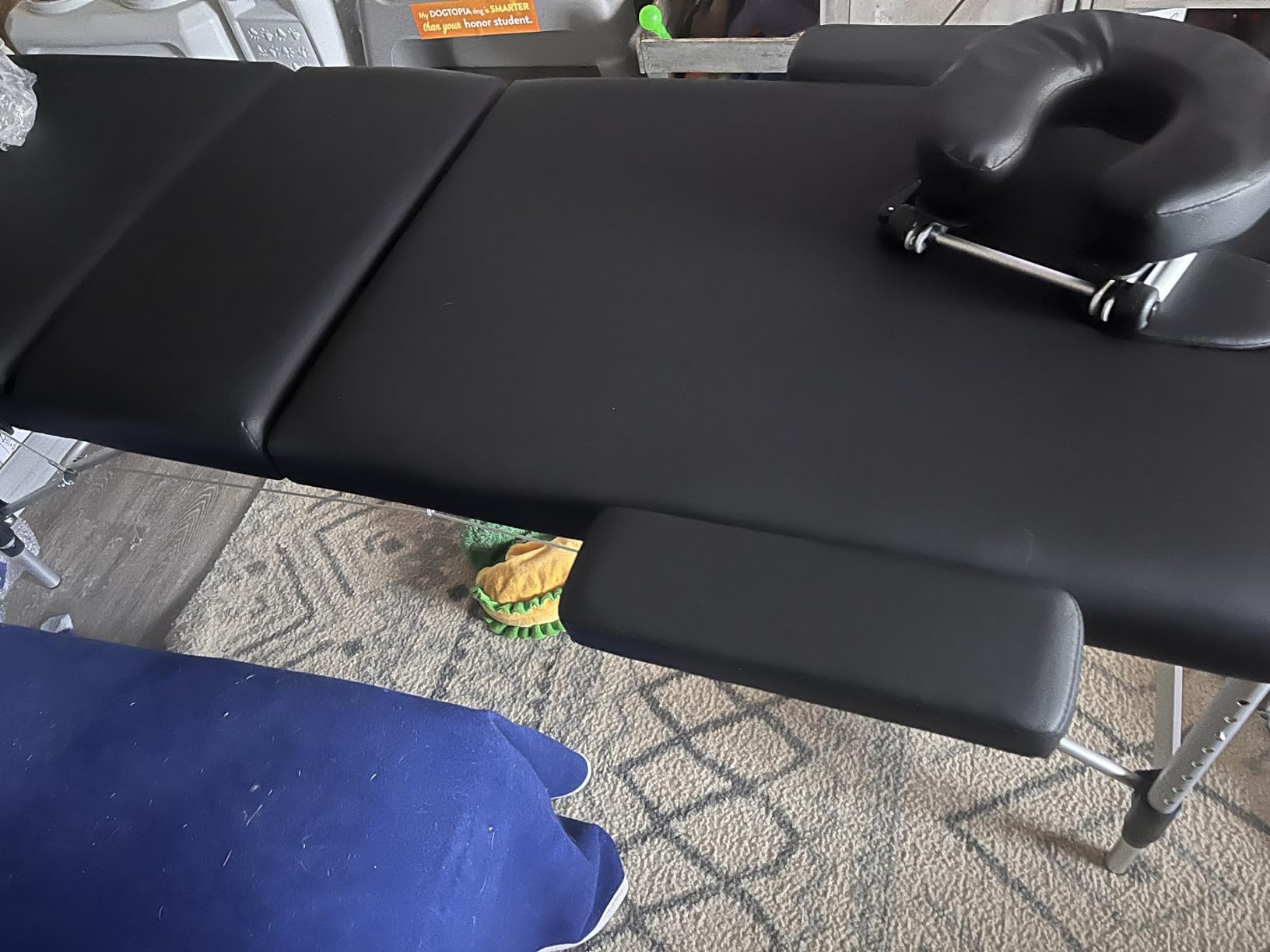 Brelley 3 Sections Aluminum Adjustable Massage Table Portable 22.8