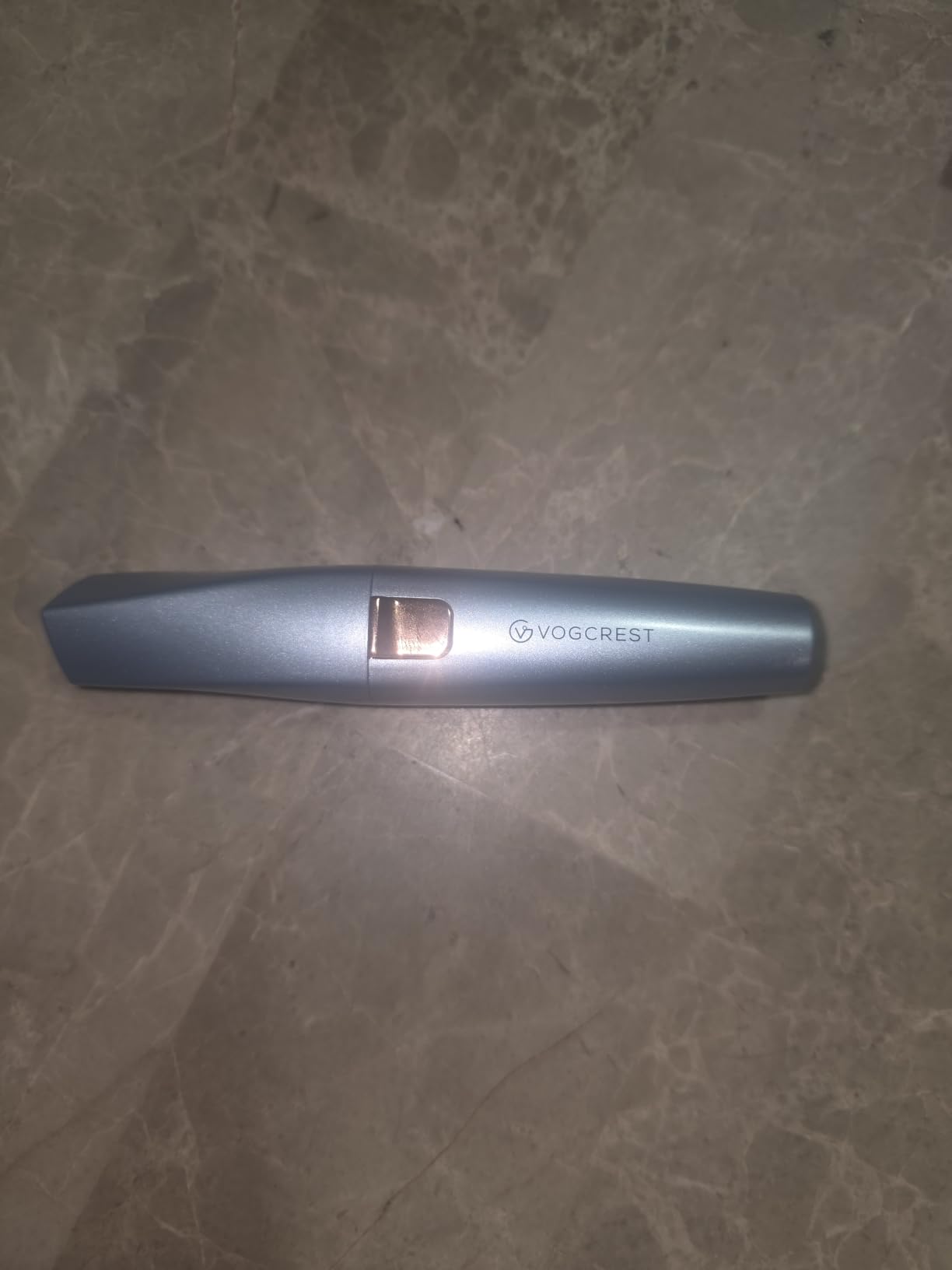 VG VOGCREST Eyebrow & Facial Trimmer: 2 in1 Rechargeable Facial Hair Removal & Eyebrow Shaver - Body Razor with Built-in LED Light (Rose Gold) customer photo 1
