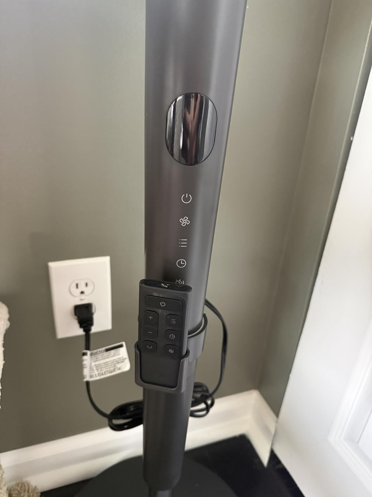DREO Pedestal Fan for Bedroom, 100ft Airflow, Quiet DC Motor Standing Fan customer photo 1