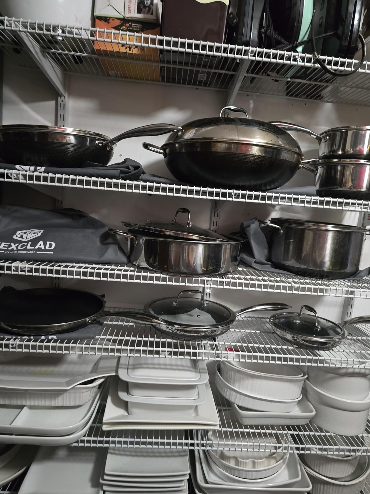HexClad Hybrid Nonstick 14-Piece Cookware Set, 8