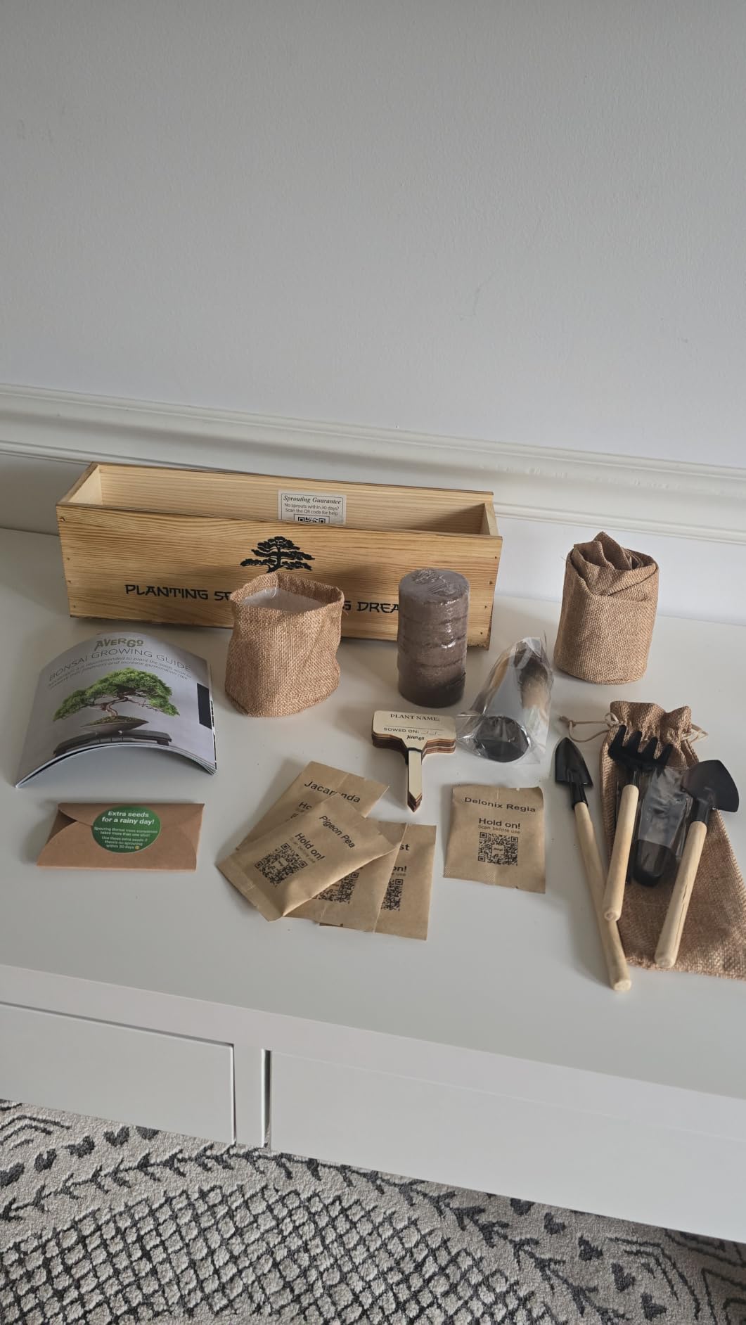 Bonsai Tree Kit Deluxe - Growing 5 Unique Japanese Bonzai Trees | Complete Indoor Bonsai Starter Kits for Growing Trees – Plant Lovers Gifts for Women & Men customer photo 1