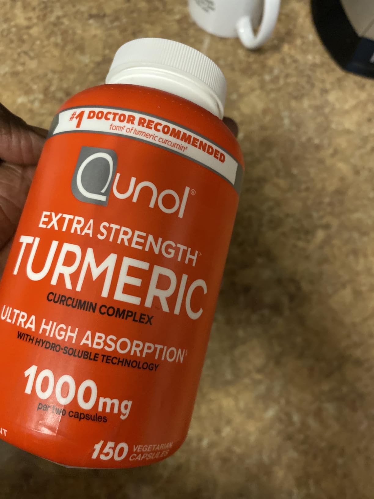 Qunol Turmeric Curcumin 1000mg, Ultra High Absorption Supplement, 150 Count customer photo 2