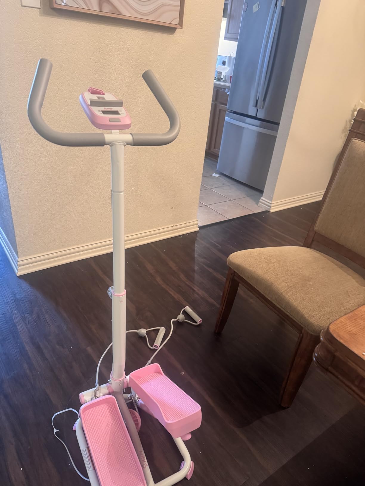 Sunny Health & Fitness Smart Stair Stepper w/Handlebar & Resistance Bands customer photo 2