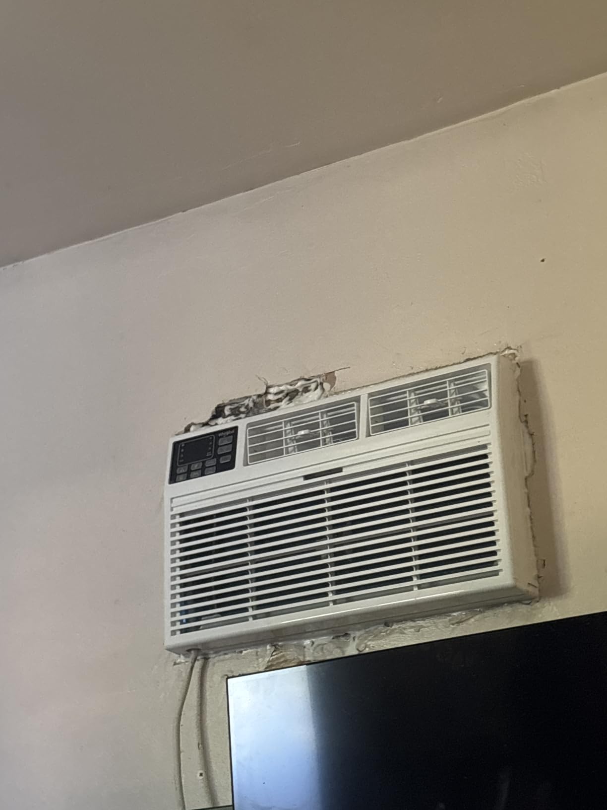 Whirlpool 10,000 BTU Wall Air Conditioner, Remote Control, White customer photo 2