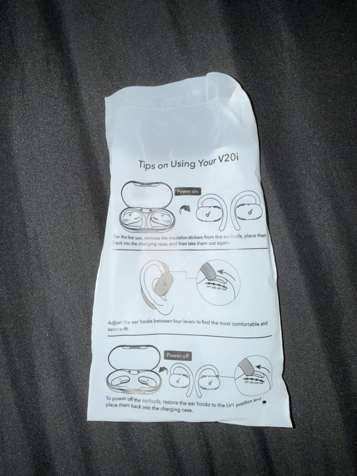Soundcore V20i by Anker Open Ear Earbuds, Open Ear Headphones True Wireless customer photo 1