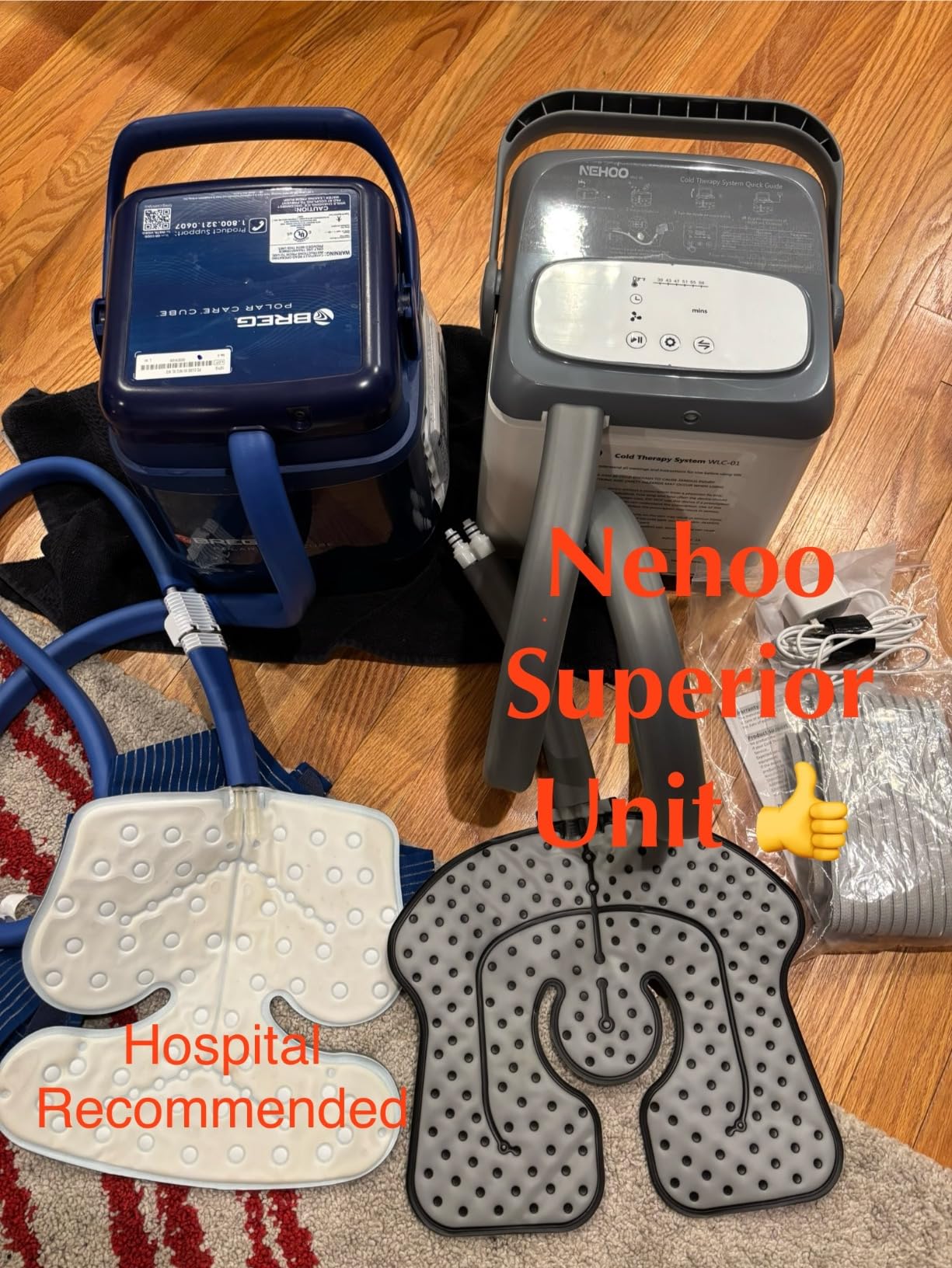 Cold Therapy Ice Machine with Large Shoulder Pad, Pain Relief for After-Surgery Recovery, Programmable Compression Cryotherapy, Continuous Ice Circulation for Faster Swelling Reduction customer photo 2
