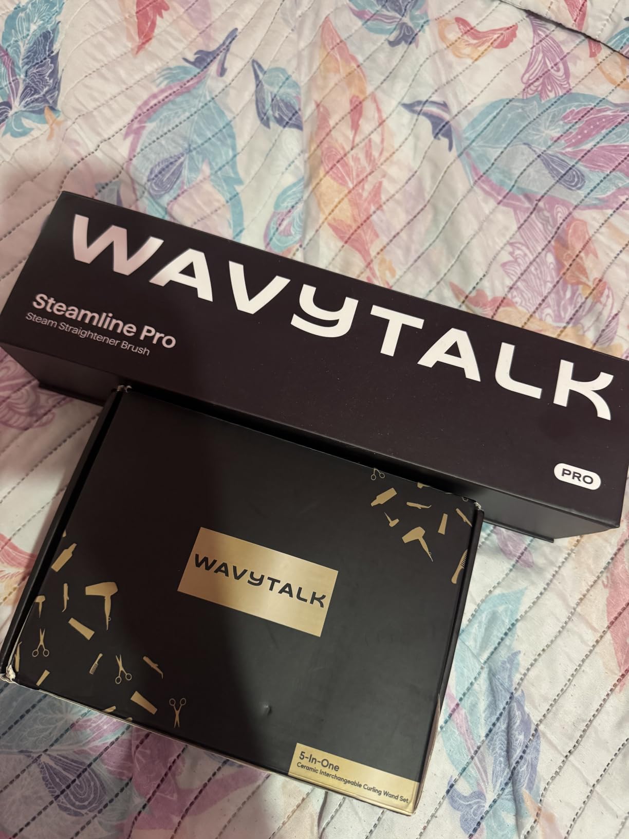 Wavytalk 5 in 1 Curling Iron with Thermal Brush,Flat Iron,Versatile Styling customer photo 2