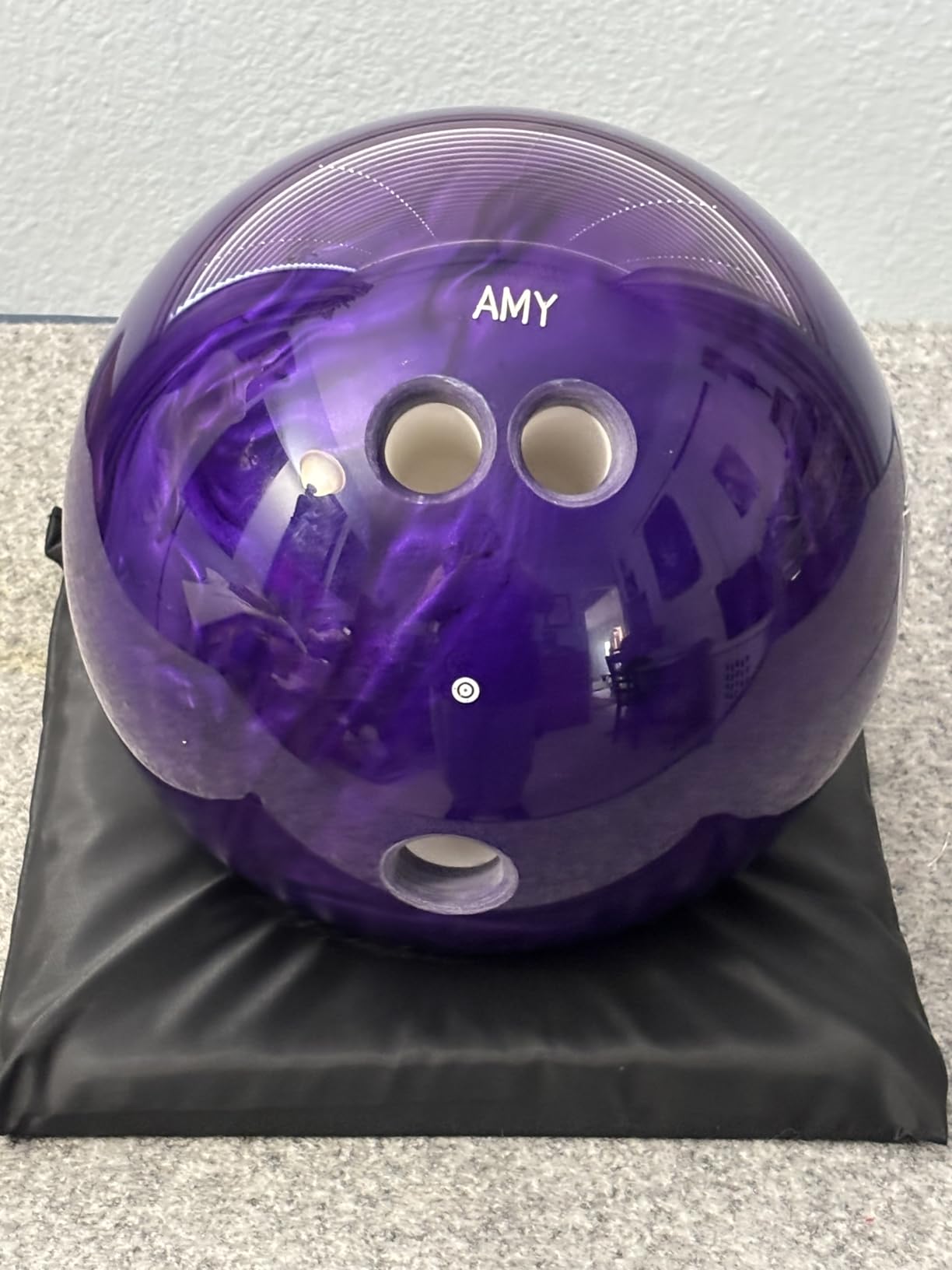 ELITE Star Polyester Bowling Ball - Customizable with Basic Drilling & Engraving Options - Great for Spare Shooting, League, Straight Bowlers - Beginner Entry Level customer photo 2