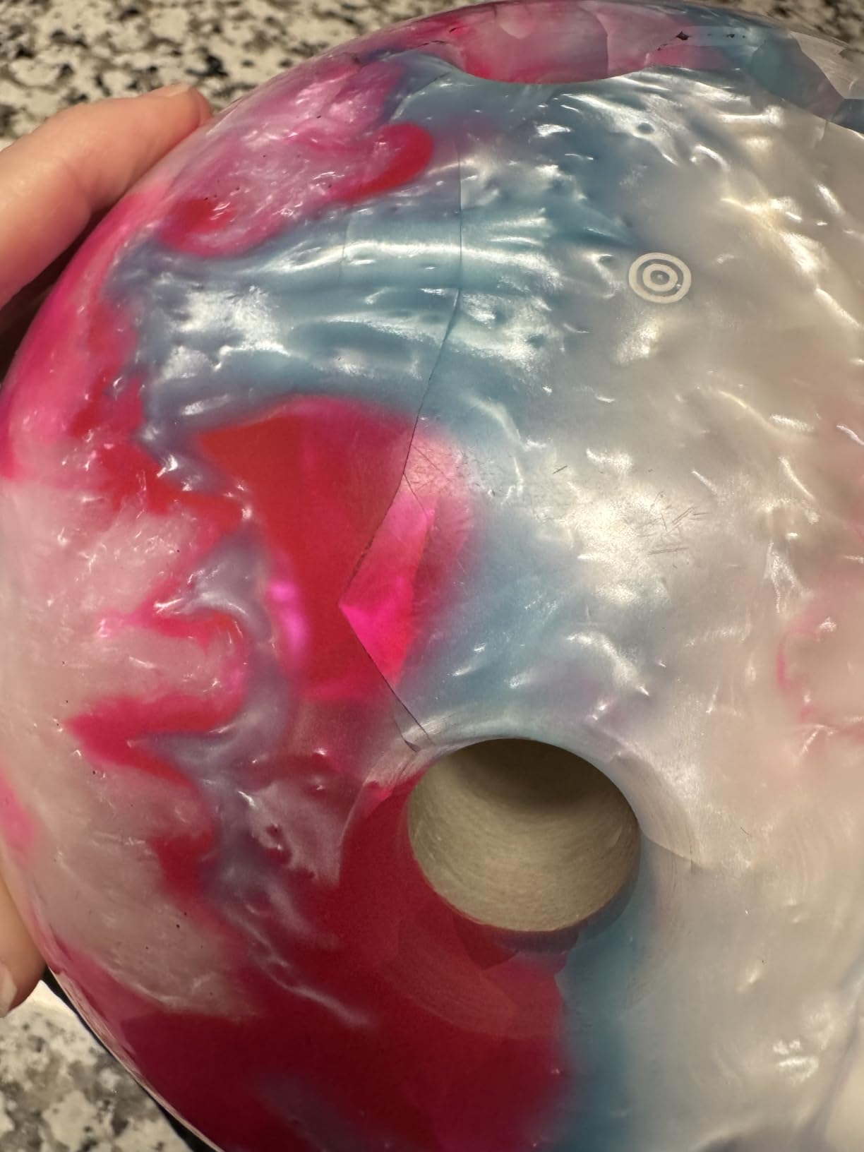 ELITE Star Polyester Bowling Ball - Customizable with Basic Drilling & Engraving Options - Great for Spare Shooting, League, Straight Bowlers - Beginner Entry Level customer photo 1